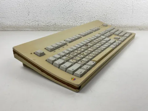 Apple Macintosh II Extended Family Keyboard M0115 Alps Orange
