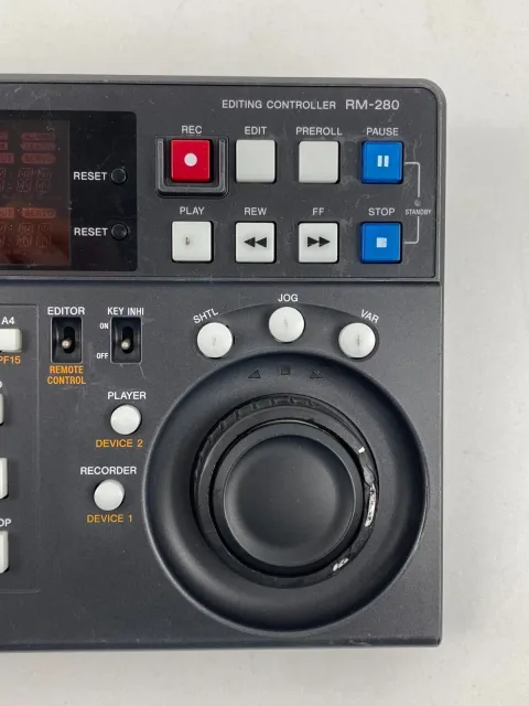 Sony RM-280 Remote Editing Controller For SRW/HDW/PDW/DSR
