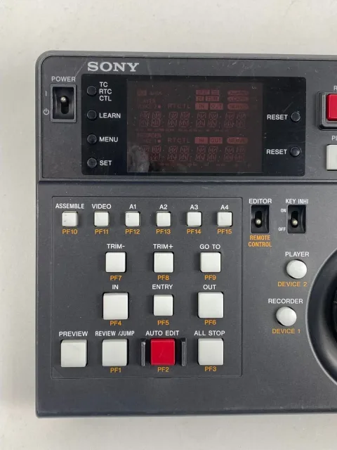 Sony RM-280 Remote Editing Controller For SRW/HDW/PDW/DSR