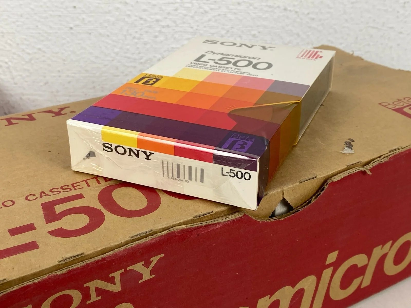 12 x Sony Dynamicron Betamax L-500 Video Cassette Tape 130min