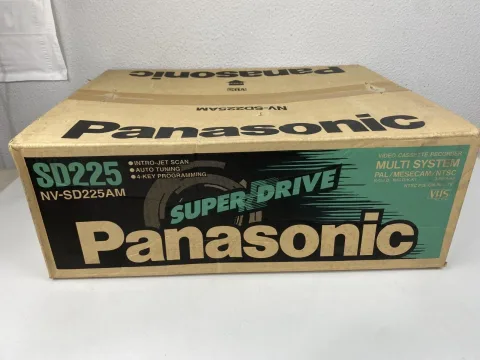 Panasonic NV-SD225 Multisystem VHS Video Recorder VCR