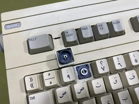 Wang Mode 724 / 725-3771-ME IBM AT Arabic &amp English Keyboard