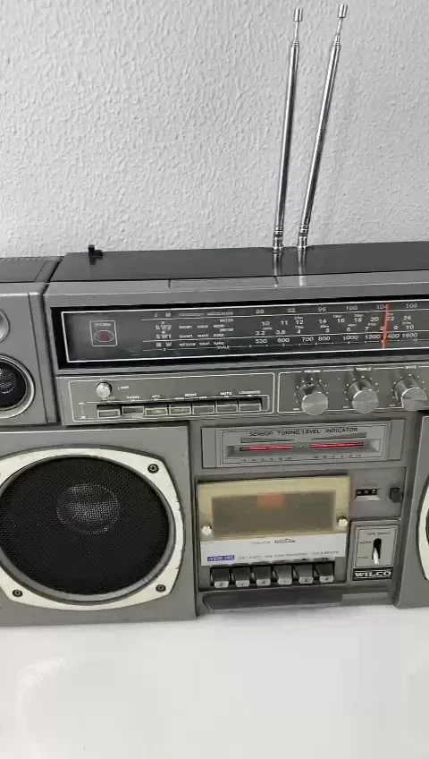 Wilco Portable Boombox CRS-1049 Radio AM/FM Stereo Cassette eBay