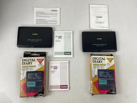 Casio SF-3300 / SF-3600 Digital Diary 64KB &amp 32KB