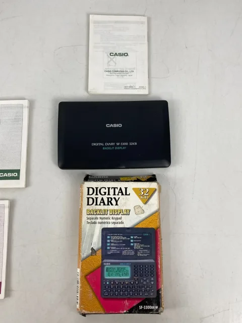 Casio SF-3300 / SF-3600 Digital Diary 64KB &amp 32KB