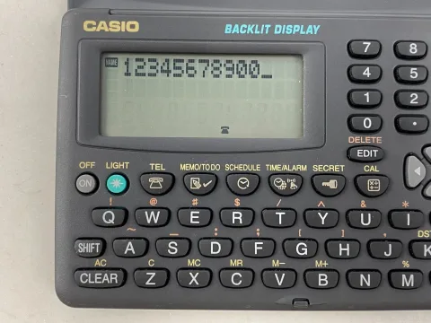 Casio SF-3300 / SF-3600 Digital Diary 64KB &amp 32KB