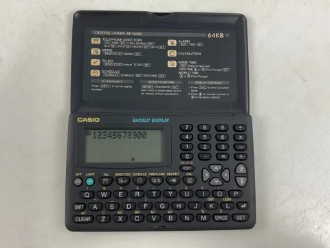 Casio SF-3300 / SF-3600 Digital Diary 64KB &amp 32KB