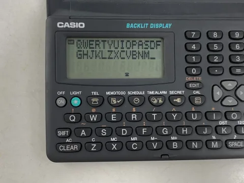 Casio SF-3300 / SF-3600 Digital Diary 64KB &amp 32KB