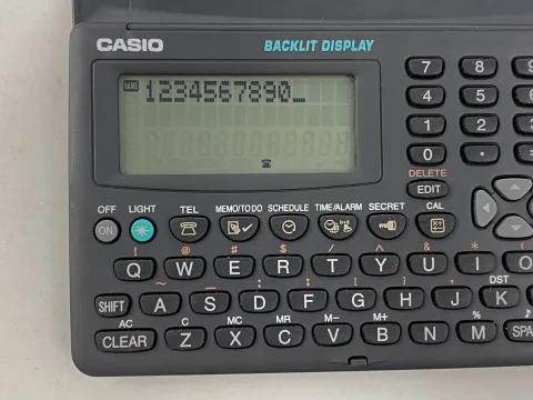Casio SF-3300 / SF-3600 Digital Diary 64KB &amp 32KB