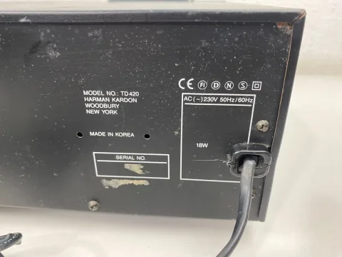 Harman Kardon TD 420 Dolby Cassette Deck