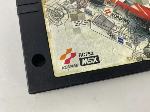 كارتريج لعبة F1-Spirit من كونامي لنظام MSX