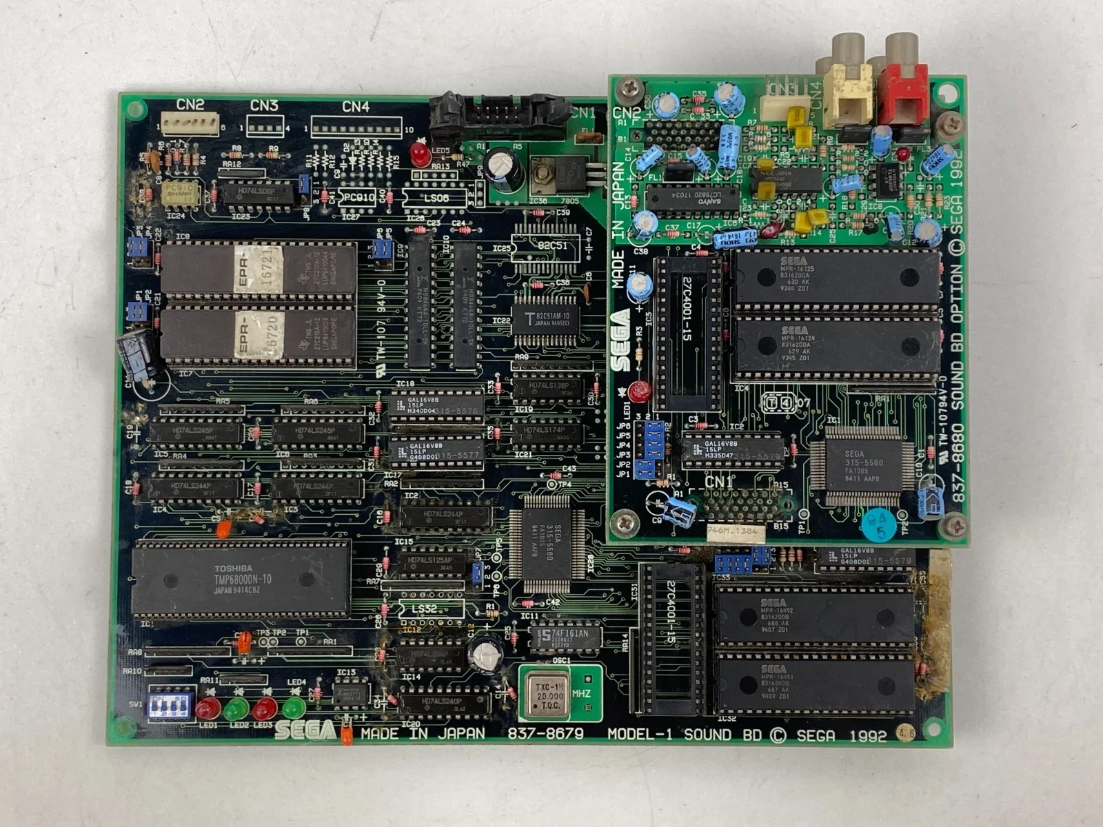 Sega Sound Model 1 837–8679 Board Arcade PCB Jamma Video Game