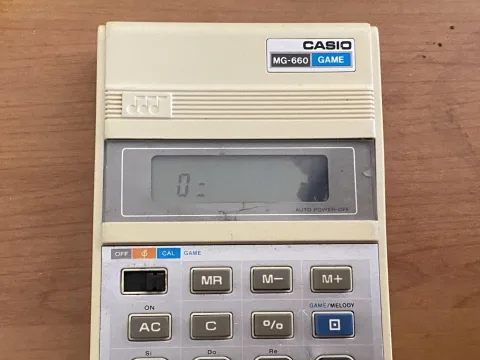 Casio Game MG-660 LCD Calculator