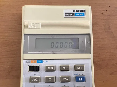 Casio Game MG-660 LCD Calculator