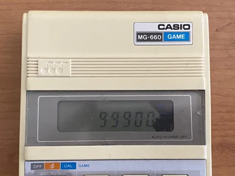 Casio Game MG-660 LCD Calculator