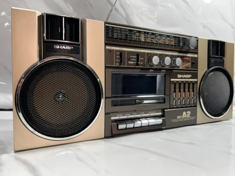Sharp GF-A2Z Stereo Boombox Ghettoblaster Stereo Cassette