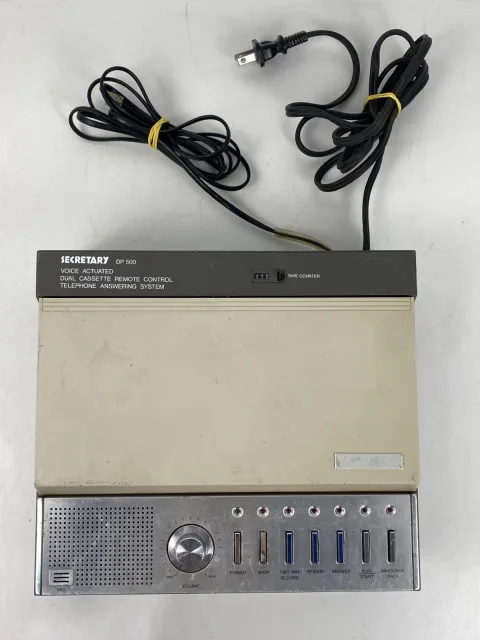 Perfect Secretary DP-500 Dual Cassette Answering Machine Korea