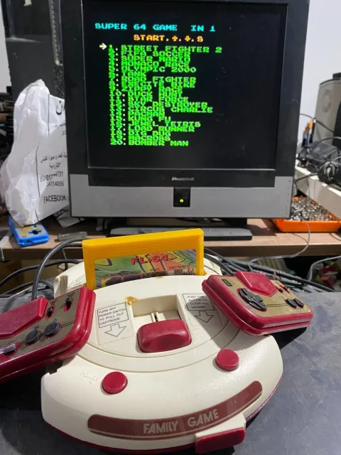 Family Game Computer 8 Bi Ntdec NT-103 Gamix NES Family Game كمبيوتر العائله