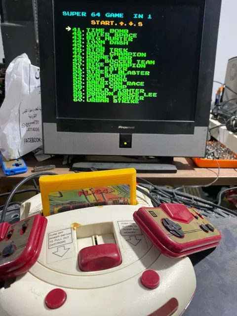 Family Game Computer 8 Bi Ntdec NT-103 Gamix NES Family Game كمبيوتر العائله