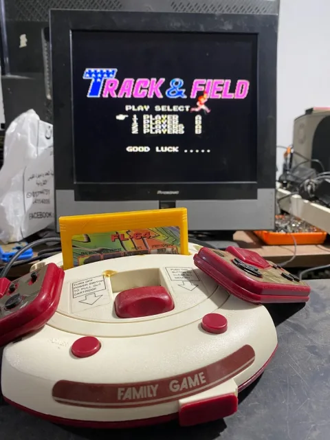 Family Game Computer 8 Bi Ntdec NT-103 Gamix NES Family Game كمبيوتر العائله