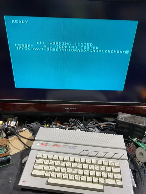 Atari 65XE Najm Arabic Home Computer Game نجم الدوليه