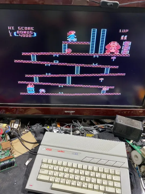Atari 65XE Najm Arabic Home Computer Game نجم الدوليه