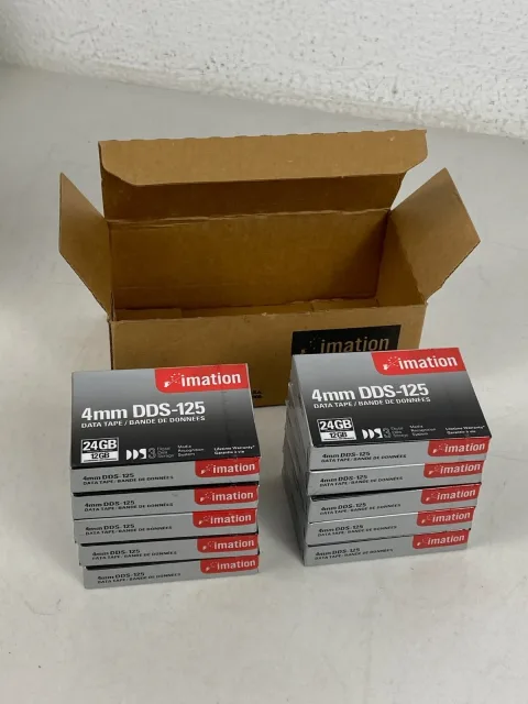 ميموركس إيميشن 4MM DDS-125 شريط بيانات - 12/24GB دفعة 10