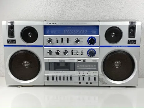 Trident CX-473F Stereo Boombox Ghettoblaster Stereo Cassette eBay