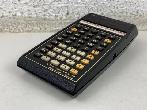Texas Instruments TI-59 Programmable Calculator w/Module - Adaptor