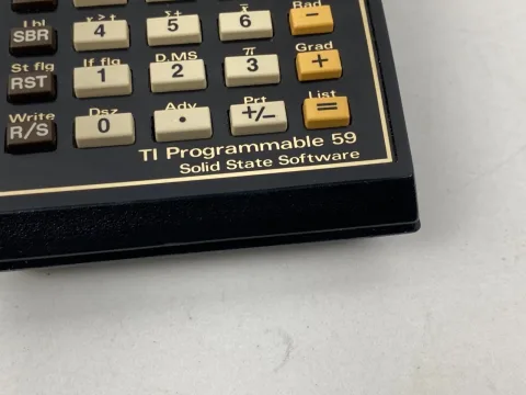 Texas Instruments TI-59 Programmable Calculator w/Module - Adaptor
