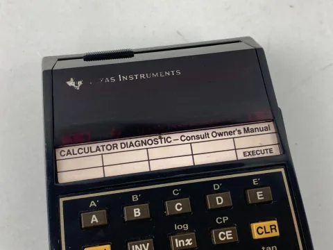 Texas Instruments TI-59 Programmable Calculator w/Module - Adaptor