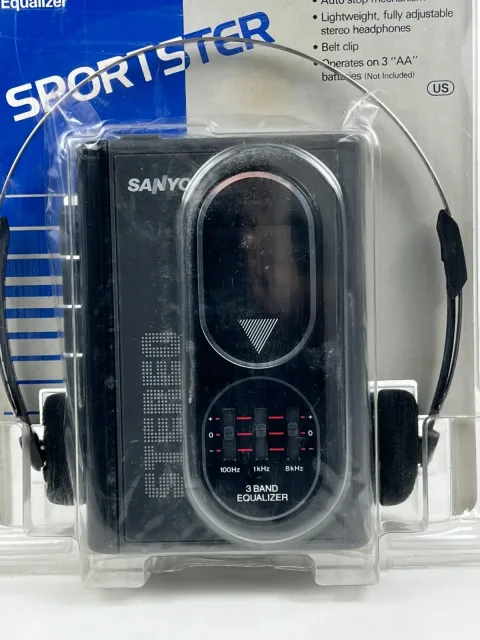Sanyo MGP-25 Walkman Stereo Cassette Box Old authentic Gray 🔥