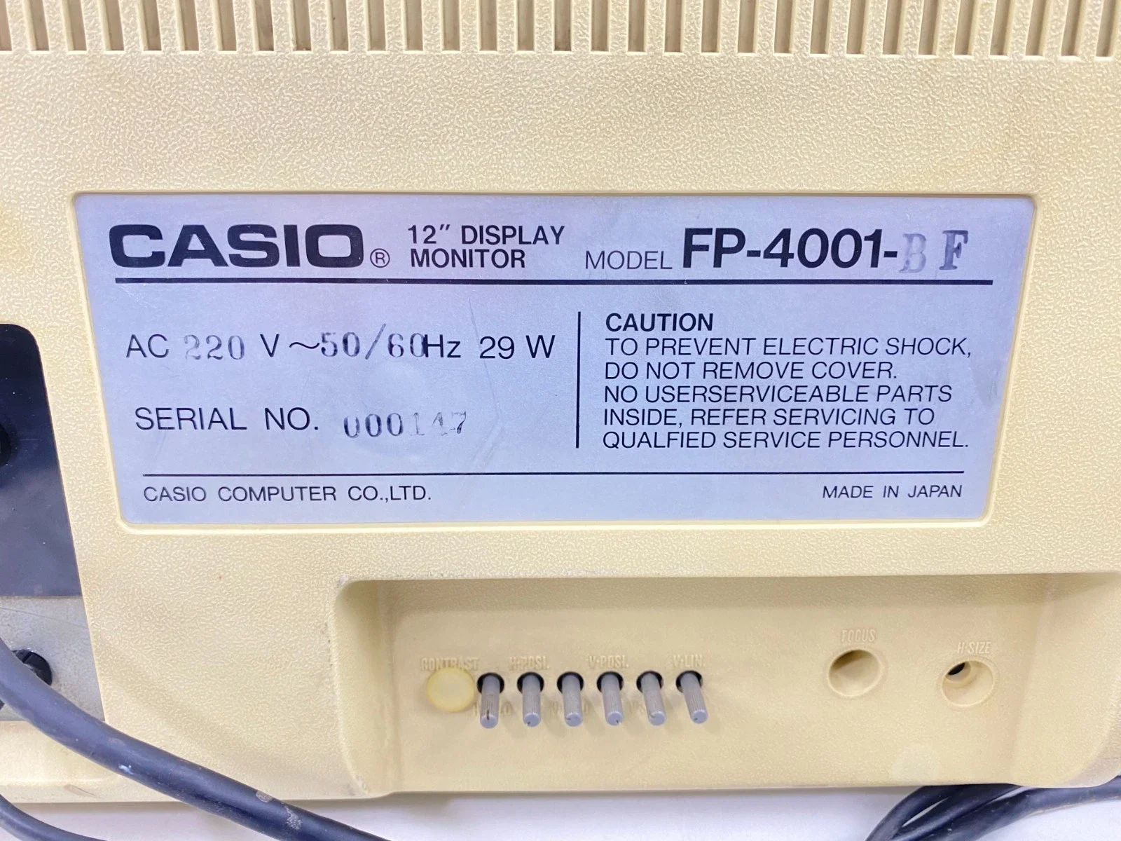 Casio FP-4000 Personal Computer