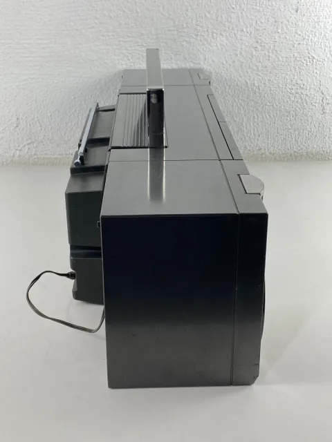 Sharp QT-88ZD Boombox Double Radio Cassette Player Table Component System Gray