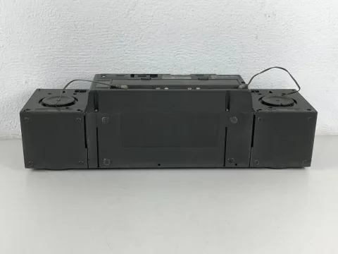 Sharp QT-88ZD Boombox Double Radio Cassette Player Table Component System Gray