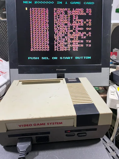 Nasa DY-636 Famiclone Entertainment Computer System Action SET Game