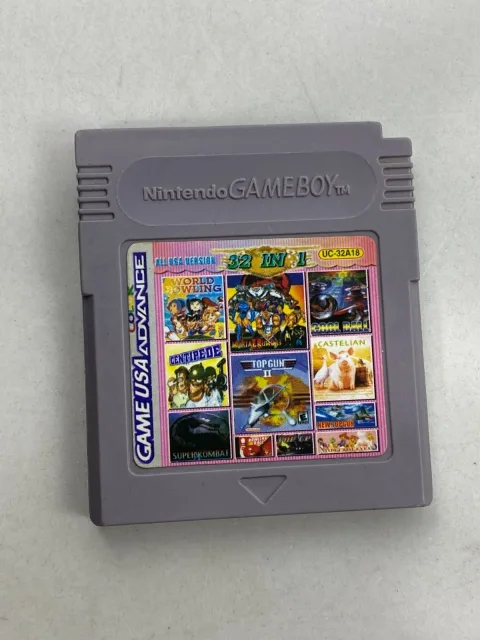 Nintendo Game Boy Super 32 in 1 Multicart Cartridge All Version