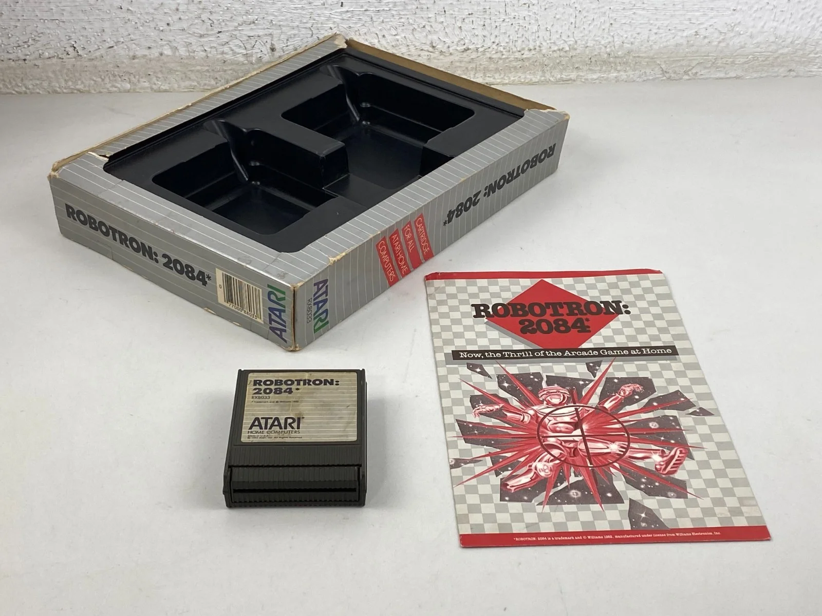 Atari Robotron 2084 (Atari 400/800/XL/XE 1983) Game cartridge