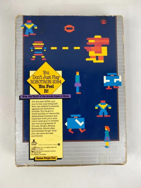 Atari Robotron 2084 (Atari 400/800/XL/XE 1983) Game cartridge