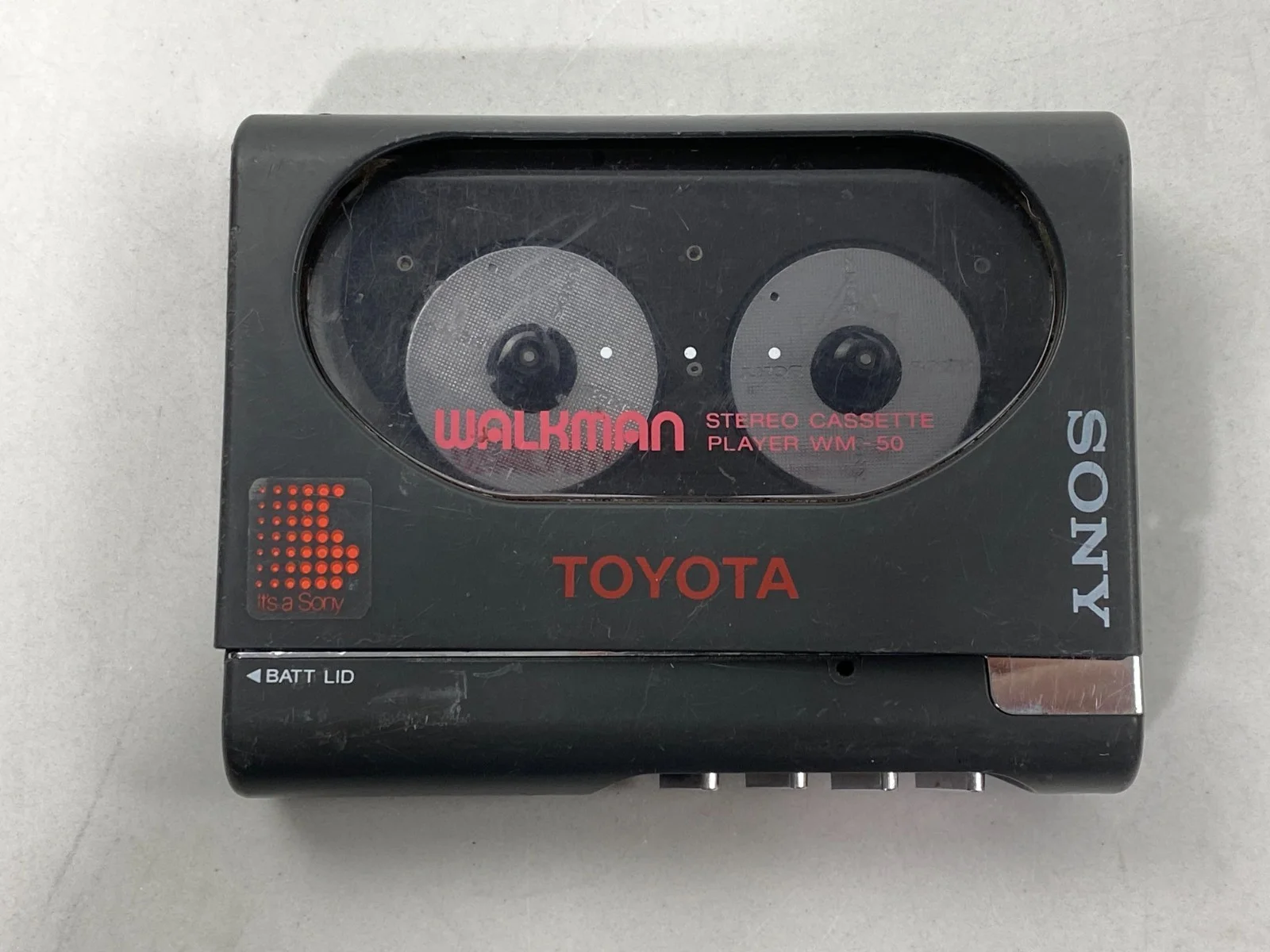 Sony Walkman WM-50 Toyota VGC Collectible