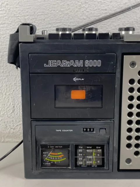 Jeagam JP-6000 Radio Cassette Player w/ AM/FM Tape Portable