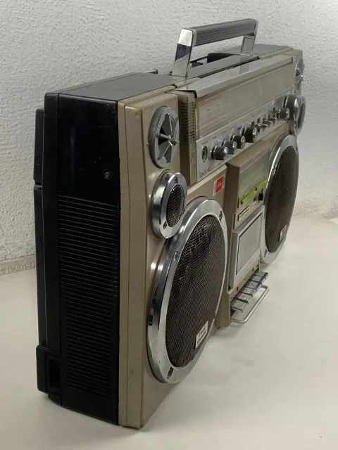 Toshiba RT-S913G Gold Stereo Boombox Cassette Recorder Player Radio eBay