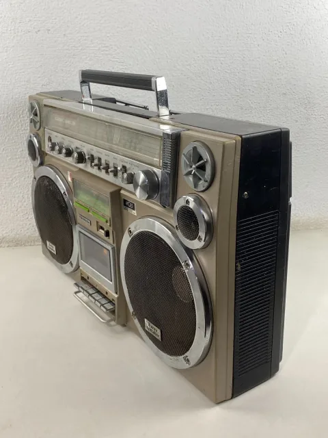 Toshiba RT-S913G Gold Stereo Boombox Cassette Recorder Player Radio eBay