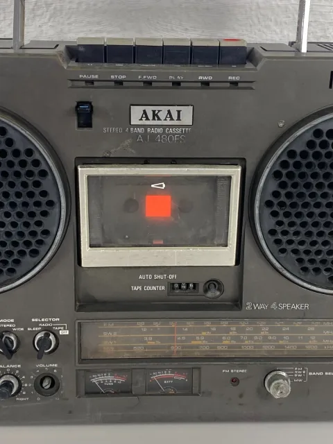 Akai AJ-480FS Ghetto Blaster Radio Cassette Recorder Boombox