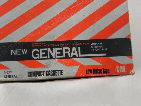 General C-90 Low Noise Tape Cassette LOT 10