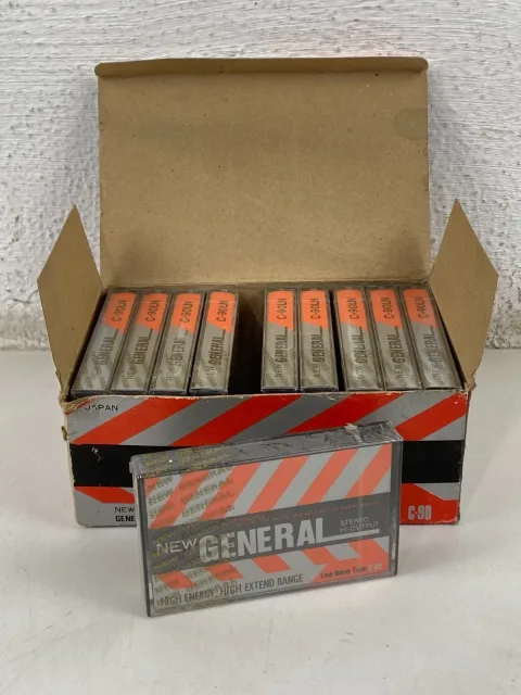 General C-90 Low Noise Tape Cassette LOT 10