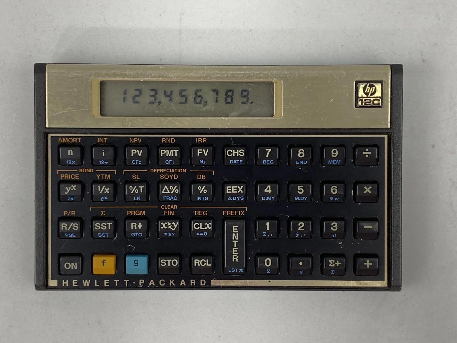 Hewlett Packard HP-12C Financial Calculator