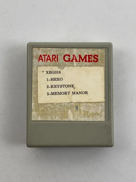 Atari Games 400 800 65 XL XE Memory manor Hero Keystone Arabic multi Games