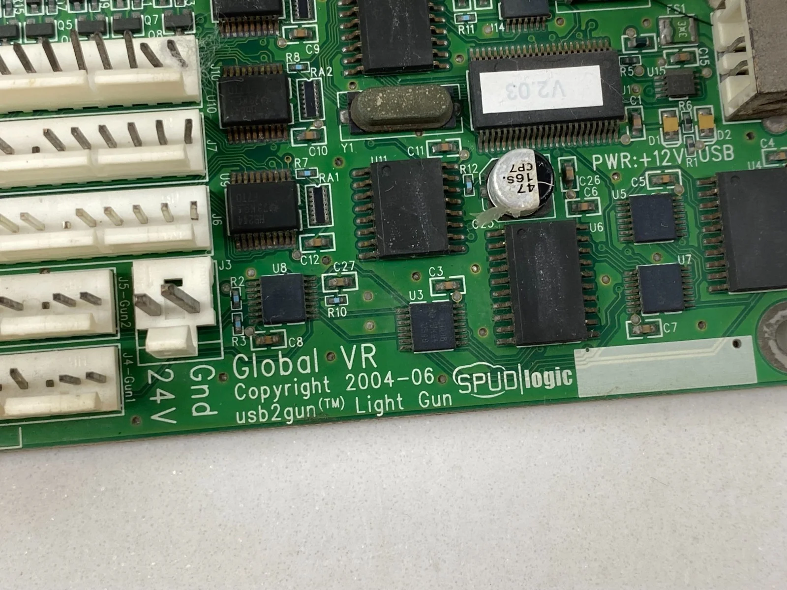 Global VR light gun board
