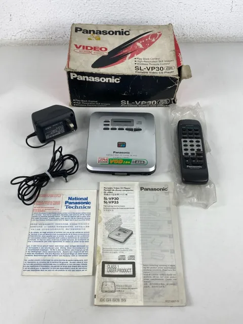 Panasonic SL-VP30 Portable Video CD Player Discman VCP